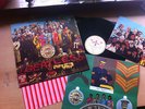 BEATLES SGT PEPPER'S CLUB BAND ORIG GER 1ST ODEON in 1967 + POSTER + CUT-OUTS