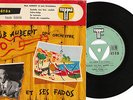 RARISSIME 1er EP HUGUES AUFRAY avec BOB AUBERT  1958  TRES BON ETAT