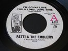Patti & the Emblems on Kapp   RARE ORIG northern soul 45 promo HEAR