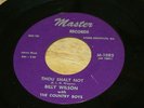 BILLY WILSON with THE COUNTRY BOYS   WE'RE  FIGHTING MEN / THOU SHALT NOT  