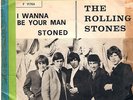 ROLLING STONES I WANNA BE YOUR MAN /STONED ITALY 7 + PS TOP RARE VG+