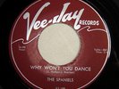 THE SPANIELS Dear Heart/Why Won't You Dance 1956 VEE-JAY 189 45 rpm VG++ Doo-Wop