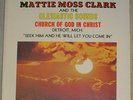 Mattie Moss Clark & The Clesiastic Sounds Original 60s Savoy Gospel LP