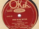 OKEH 8436 LOUIS ARMSTRONG HOT FIVE Irish Black Bottom/You Made Me Love U 1926 E+