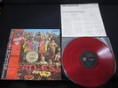 Beatles Sgt. Peppers Japan Red Wax Vinyl MONO LP 1986 Red Wide OBI Sergent Sgt