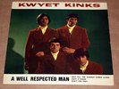 KINKS EP  KWYET KINKS Rare Swedish 45 rpm + PS 1965 British Mod Beat 60's