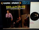 HARRY BELAFONTE at CARNEGIE HALL, Living Stereo RCA LSO-6006 2LPs Set