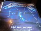 1ST PRESS METALLICA RIDE THE LIGHTNING VINYL RECORD
