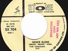 1966 Texas Garage Punk 45 on Canada STONE label - FIVE CANADIANS - Never Alone