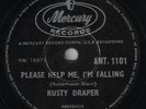 Rusty Draper - Please Help Me,/Mule Skinner Blues (Indian Pressing) 78Rpm Record