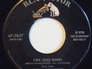 PERRY COMO Papa Loves Mambo SUPER RARE EXC 1954 