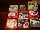 45 x single vinyl schallplatte 50.er 60.er jh. gene vincent - richie valens rock