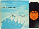 Black Gospel LP THE STARS OF VIRGINIA He Loves Me on MRC