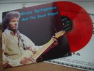 Bruce Springsteen  And The Band Played On NM/EX TRANSPARENT RED SWINGIN PIG  LP