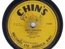 CHIN'S CALYPSO SEXTET - Red Tomato / Big Boy And The Teacher 78 rpm disc (RARE)