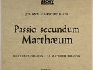 ARCHIV BACH MATTHEW MATTHAUS PASSION KARL RICHTER 4 LP SAPM 198 625/28 NM