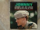 RARE EP JOHNNY HALLYDAY BANDEAU NOIR- JOHNNY LUI DIT ADIEU-