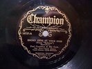 Champion Gennett 78 #16727 Paul Cornelius / Kissinger Smoke Gets In Your Eyes