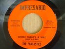 THE FANTASTICS WHERE THERE'S A WILL IMPRESARIO-124 DJ PROMO NM-  SOUL