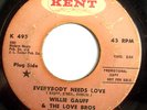 R&B BLUES 45-WILLIE GAUFF & LOVE BROS-EVERYBODY NEEDS L