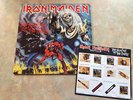Iron Maiden Number of the Beast LP UK 1st  Mother Press, Rare Insert Sheet, EX