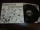 Indecent Exposure - No Looking Back LP Punk Oi Skinhead Rock-O-Rama 1986