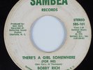 70's Northern Soul 45 BOBBY RICH There's A Girl Somewhere SAMBEA HEAR