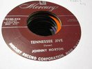 2RVG+  rockabilly Johnny Horton Tennessee jive 45 rpm Mercury 70100 side 2