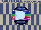 45 RPM Buddy Holly CORAL 62448 Slippin' and Slidin'- What To Do