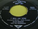 Rare US Army German Export 45: Elvis Presley - I Beg Of You & Don't RCA 7150