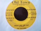 the solitaires - what did she say  45rpm
