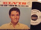 1967 Elvis Presley 45rpm BIG BOSS MAN / YOU DONT KNOW ME White Promo P/S 47-9341