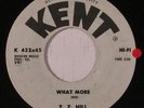 rare Soul 45 Z.Z. HILL what more KENT Listen