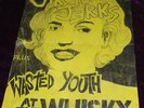 RARE 1981 CIRCLE JERKS FLYER WITH WASTED YOUTH @ THE WHISKY PUNK HARDCORE KBD