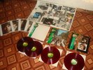 The Beatles RED WAX Vinyl 3 Album Japan LP OBI Let it be White Album Abbey Road