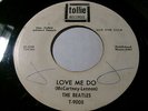 The Beatles LOVE ME DO / P.S. I LOVE YOU Tollie T-9008 White Label Promo