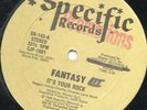 Fantasy 3 - It's Your Rock - Original Press Funk Rap Near Mint Specific 12 Inch