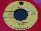 Larks   Let's Say a Prayer / My Reverie    Apollo   red wax doo wop 45 HEAR