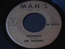 Lee Rogers   Troubles / Walk On By   Mah's   Detroit R&B northern soul 45 HEAR