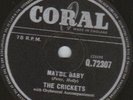 Buddy Holly The Crickets Jukebox R&R 78rpm 