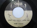 BOBBY CHARLES Don't You Know I Love You CHESS R n' R R&B SWAMP PROMO