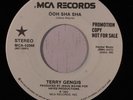 rare Modern Soul 45 TERRY GENGIS ooh sha sha MCA Hear