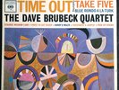 * DAVE BRUBECK PAUL DESMOND Time Out / Take 5 RARE '59 Columbia Stereo DG 6-eye