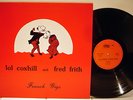 Rare Avant Garde LP- Lol Coxhill & Fred Frith - French Gigs - France - Near Mint