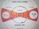 Richards Bros. I Shall Wear A Crown b/w Baba Brooks Robin Hood ISLAND WI-109 EX-