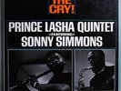 PRINCE LASHA w/SONNY SIMMONS CRY ULTRA-RARE ORIG '63 CONTEMPORARY MONO LP NICE