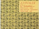 HUNGAROTON ED.1 STEREO VIVALDI DENES KOVACS VIOLIN SONATAS 2 LP SLPX11387-88 NM