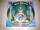 IRON MAIDEN SEVENTH SON OF A SEVENTH SON PIC PICTURE DISC AND BANNER METALLICA
