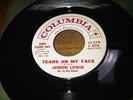 NORTHERN SOUL *JUNIOR LEWIS  * TEARS ON MY FACE * TOO BAD *COLUMBIA 4-42236*1961