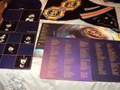 ELO - OUT OF THE BLUE - BLUE VINYL 1977 1st UK PR D/LP+CUT-OUT+POSTER+STICKER